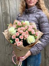 Букет цветов из:  Розы в Бараново