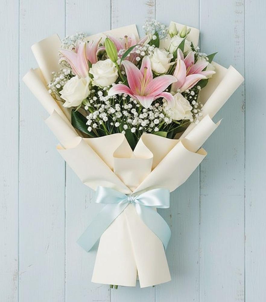 Букет цветов из: Лилии в Бараново