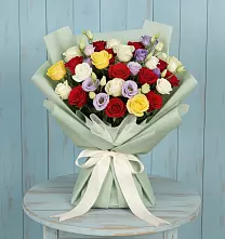 Букет цветов из:  Розы в Бараново
