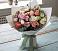 Букет цветов из: Розы, Лизиантусы и Гвоздики в Бараново