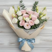 Букет цветов из:  Лизиантусы в Бараново