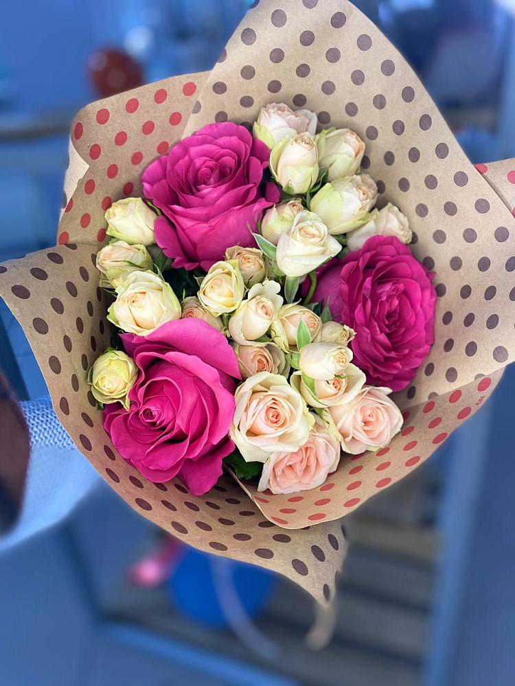 Букет цветов из: Розы в Бараново