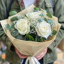Букет цветов из:  Розы в Бараново