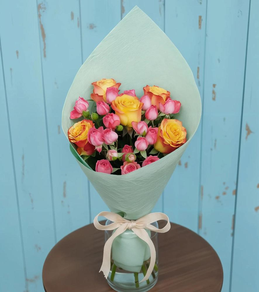 Букет цветов из: Розы в Бараново