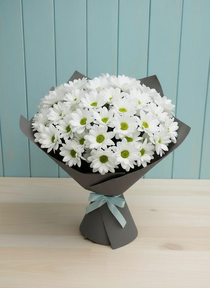 Букет цветов из: Хризантемы в Бараново