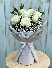 Букет цветов из:  Розы в Бараново