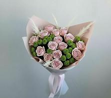 Букет цветов из:  Розы и Хризантемы в Бараново