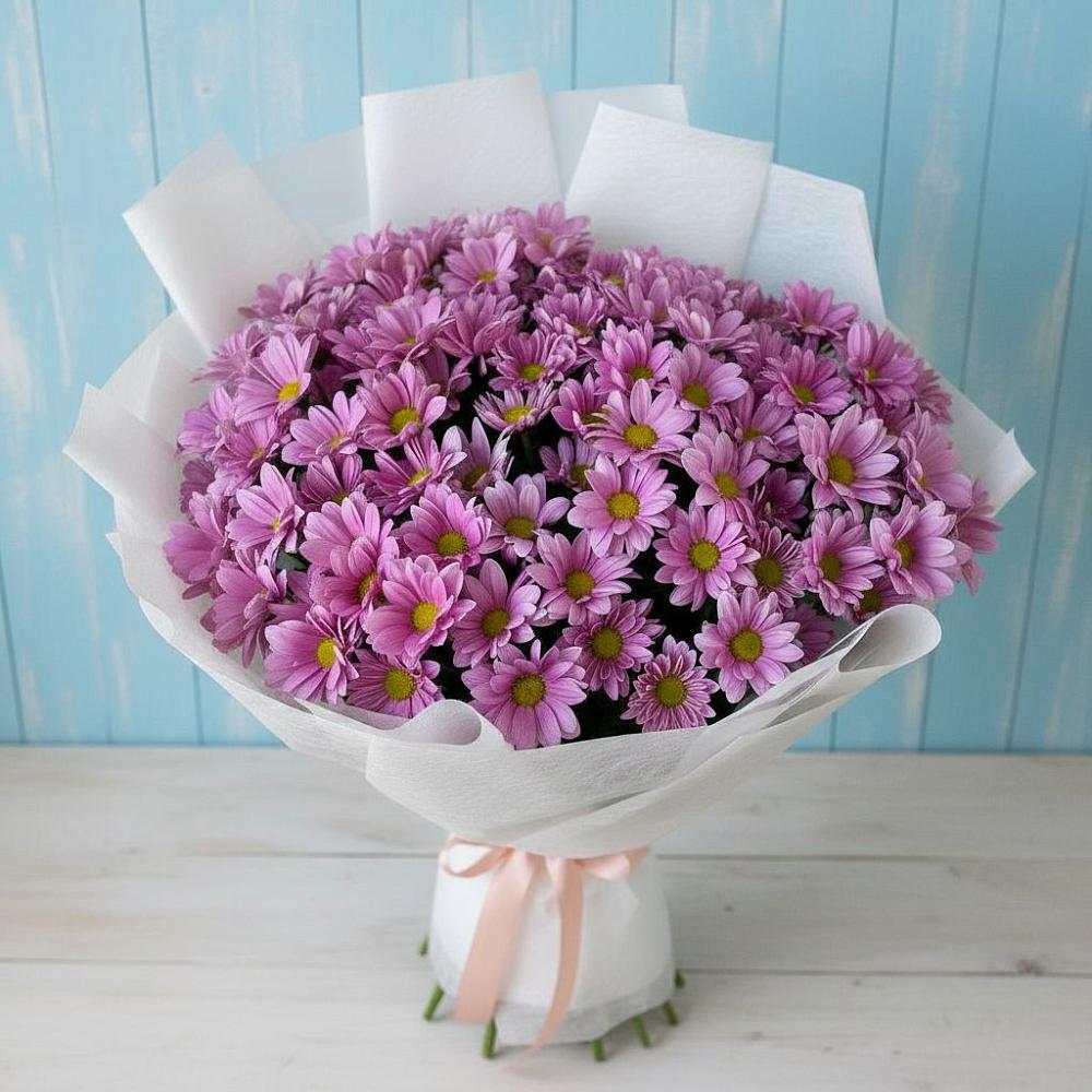 Букет цветов из: Хризантемы в Бараново
