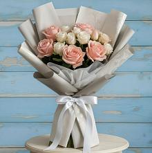 Букет цветов из:  Розы в Бараново