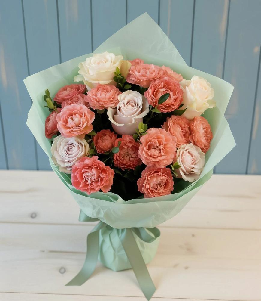 Букет цветов из: Розы в Бараново