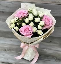 Букет цветов из:  Розы в Бараново