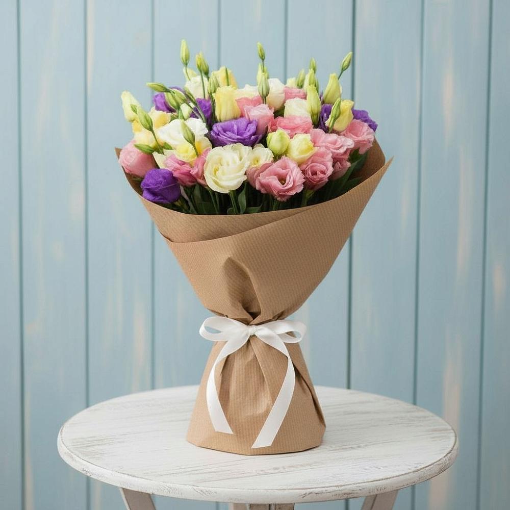 Букет цветов из: Лизиантусы в Бараново