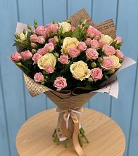 Букет цветов из:  Розы в Бараново