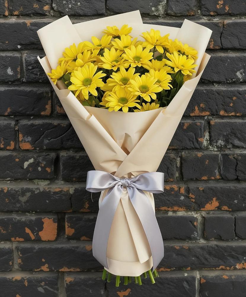 Букет цветов из: Хризантемы в Бараново