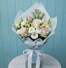 Букет цветов из:  Розы и Лизиантусы #REPLACE_PRED# Бараново