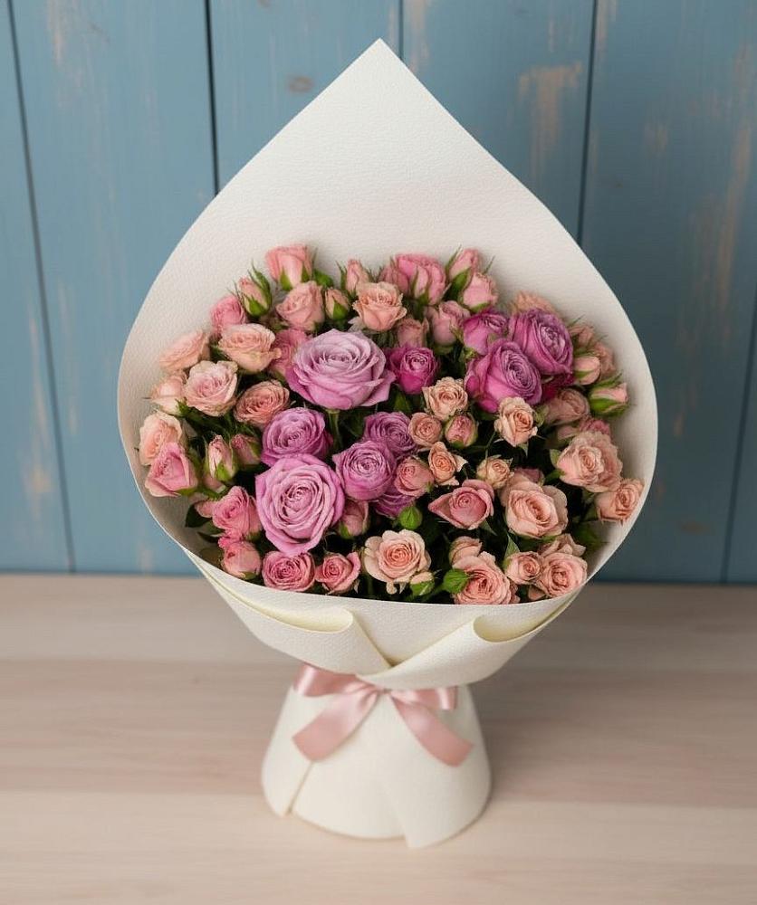 Букет цветов из: Розы в Бараново