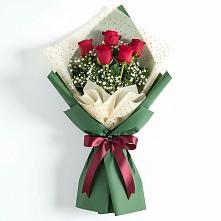 Букет цветов из:  Розы в Бараново