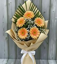 Букет цветов из:  Герберы в Бараново