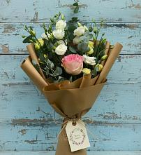 Букет цветов из:  Розы и Лизиантусы в Бараново