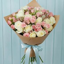 Букет цветов из:  Розы в Бараново