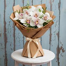 Букет цветов из:  Орхидеи и Розы #REPLACE_PRED# Бараново