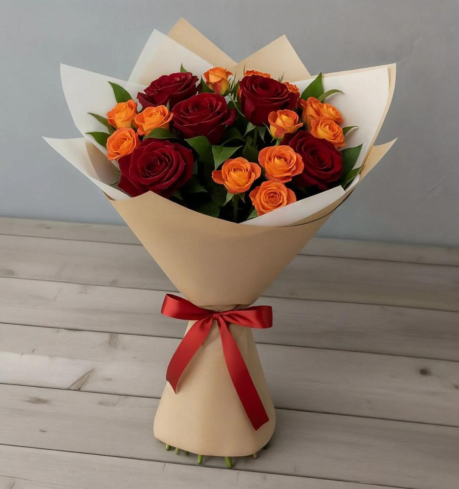 Букет Любовь и восторг в Бараново