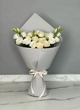 Букет цветов из:  Розы и Лизиантусы в Бараново